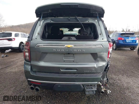 2023 Chevrolet Suburban Premier with VIN 1GNSKFKD6PR372798, listed as a IAAI auction lot 41845081 with 44,175 mi miles and . Bid and sale history available at DreamBid. Image 17.