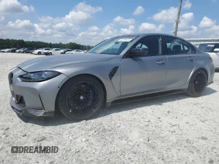 2024 BMW M3 Competition xDrive with VIN WBS43AY03RFS50368, listed as a Copart auction lot 65724415 with 9,706 mi miles and Salvage title. Bid and sale history available at DreamBid. Image 1.