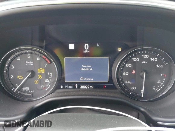 2020 Cadillac CT5 V-Series with VIN 1G6DR5RW9L0145203, listed as a IAAI auction lot 42275331 with 38,027 mi miles and . Bid and sale history available at DreamBid. Image 7.