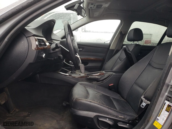 2011 BMW 3 Series 328i with VIN WBAPH5G56BNM80814, listed as a Copart auction lot 49281235 with 0 mi miles and Salvage Title. Bid and sale history available at carsss.com. Image 7.