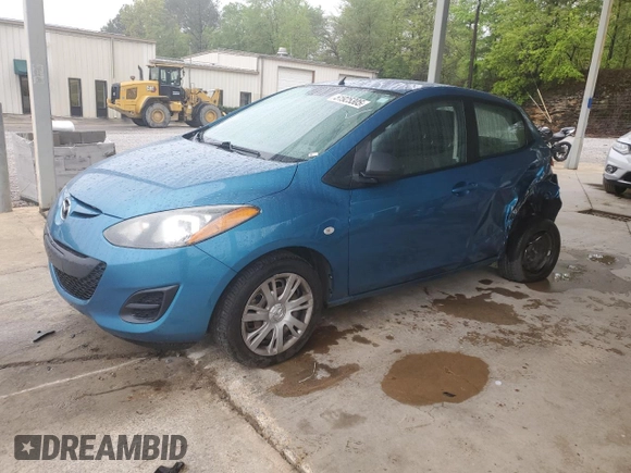2012 Mazda 2 Sport with VIN JM1DE1KY4C0136163, listed as a Copart auction lot 51925305 with 174,671 mi miles and Salvage Title. Bid and sale history available at carsss.com. Image 1.
