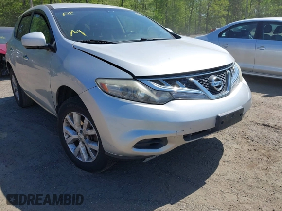 2012 Nissan Murano SV with VIN JN8AZ1MW8CW227408, listed as a IAAI auction lot 42153588 with 144,179 mi miles and . Bid and sale history available at carsss.com. Image 6.