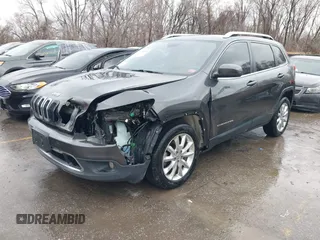 2017 Jeep Cherokee Limited with VIN 1C4PJLDB3HW518184, listed as a IAAI auction lot 41198338 with 172,094 mi miles. Bid and sale history available at carsss.com. Image 2.