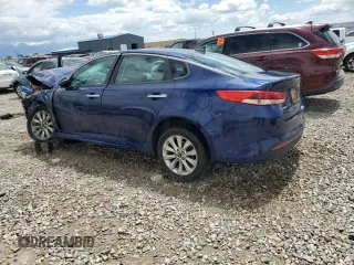2017 Kia Optima LX with VIN 5XXGT4L36HG128546, listed as a Copart auction lot 57163655 with 164,335 mi miles and Salvage title. Bid and sale history available at DreamBid. Image 2.