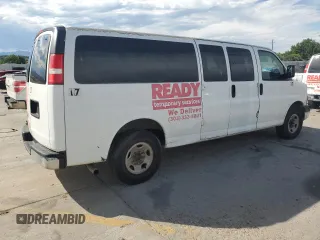 2013 Chevrolet Express Passenger LT with VIN 1GAZG1FG2D1144719, listed as a Copart auction lot 64759665 with Not provided miles and Clean title. Bid and sale history available at DreamBid. Image 3.