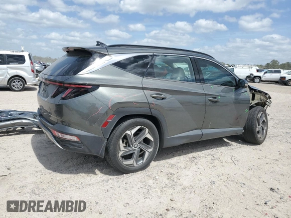 2022 Hyundai Tucson Limited with VIN 5NMJE3AE1NH050091, listed as a Copart auction lot 49727985 with 74,105 mi miles and Salvage Title. Bid and sale history available at carsss.com. Image 3.