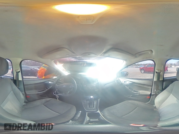 2015 Ford Focus SE with VIN 1FADP3F20FL257194, listed as a Copart auction lot 44021095 with 153,600 mi miles and Salvage Title. Bid and sale history available at carsss.com. Image 14.