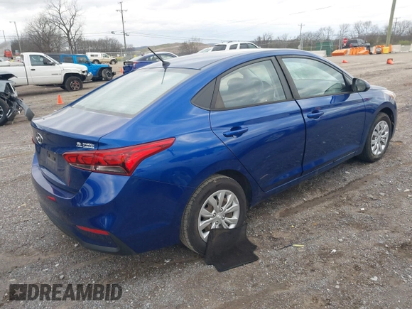 2019 Hyundai Accent SE with VIN 3KPC24A39KE075524, listed as a IAAI auction lot 41823889 with Not Provided miles and . Bid and sale history available at DreamBid. Image 4.