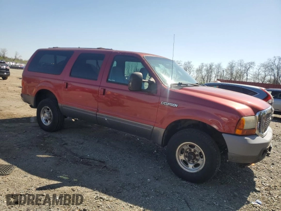 2001 Ford Excursion XLT with VIN 1FMNU41S11EC37131, listed as a Copart auction lot 52446135 with 259,619 mi miles and Clean Title. Bid and sale history available at DreamBid. Image 4.