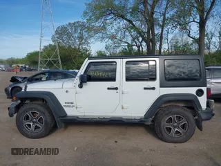 2016 Jeep Wrangler Unlimited Sport RHD with VIN 1C4BJWKG1GL336798, listed as a IAAI auction lot 42134427 with 179,500 mi miles and . Bid and sale history available at DreamBid. Image 15.
