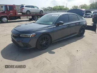 2024 Honda Civic Sedan Sport with VIN 2HGFE2F59RH502624, listed as a Copart auction lot 50642995 with 47,808 mi miles and Salvage Title. Bid and sale history available at carsss.com. Image 1.