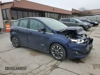 2017 Ford C-Max Energi Titanium with VIN 1FADP5FU9HL114003, listed as a Copart auction lot 45705544 with 104,103 mi miles. Bid and sale history available at carsss.com. Image 4.