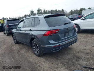 2024 Volkswagen Tiguan S with VIN 3VVRB7AXXRM043374, listed as a IAAI auction lot 41719157 with 21,637 mi miles. Bid and sale history available at carsss.com. Image 3.