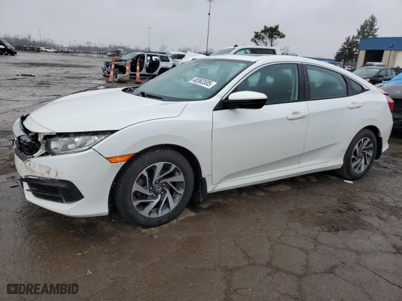 2016 Honda Civic Sedan EX with VIN 19XFC2F72GE049705, listed as a Copart auction lot 48363505 with 64,751 mi miles and Clean Title. Bid and sale history available at carsss.com. Image 1.