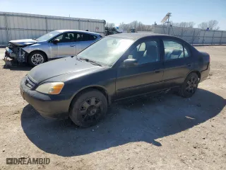2002 Honda Civic EX with VIN 1HGES25742L039534, listed as a Copart auction lot 48578315 with 194822 miles and Clean Title. Bid and sale history available at carsss.com. Image 1.