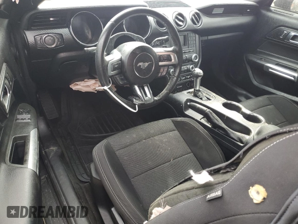 2017 Ford Mustang V6 with VIN 1FA6P8AM5H5271176, listed as a Copart auction lot 48754635 with 91,658 mi miles and Salvage Title. Bid and sale history available at carsss.com. Image 8.