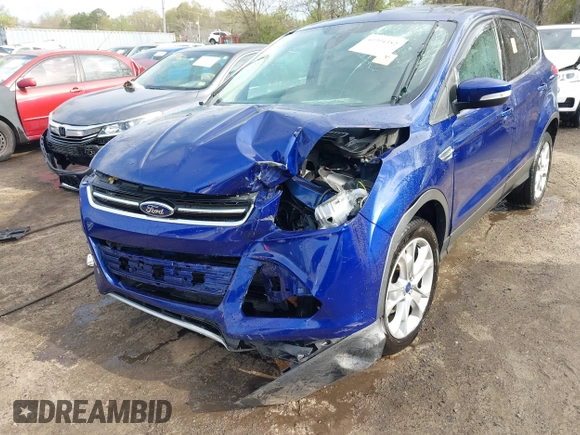 2013 Ford Escape SEL with VIN 1FMCU0HX1DUD56454, listed as a IAAI auction lot 41994352 with 105,974 mi miles. Bid and sale history available at carsss.com. Image 6.