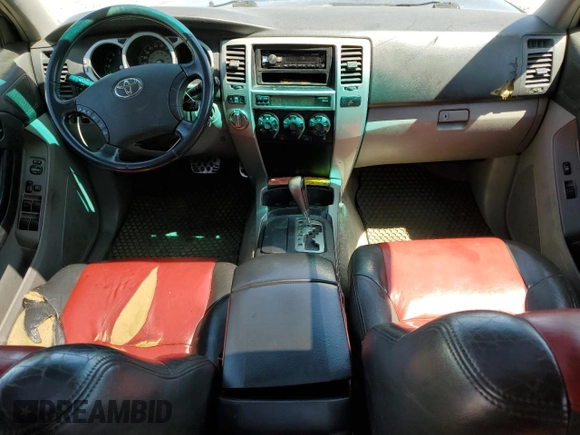 2005 Toyota 4Runner SR5 with VIN JTEBT14R658019588, listed as a Copart auction lot 55229825 with Not Provided miles and Salvage Title. Bid and sale history available at DreamBid. Image 8.