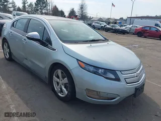 2012 Chevrolet Volt with VIN 1G1RD6E44CU101588, listed as a IAAI auction lot 41815122 with 183,488 mi miles. Bid and sale history available at carsss.com. Image 1.