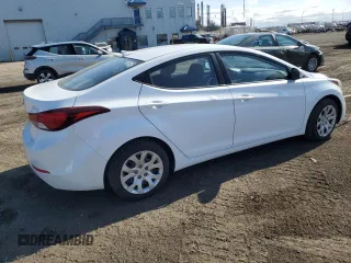 2016 Hyundai Elantra SE with VIN 5NPDH4AE8GH683400, listed as a Copart auction lot 51216025 with 179,569 mi miles and Salvage title. Bid and sale history available at DreamBid. Image 3.