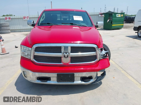 2018 Ram 1500 Lone Star Silver with VIN 1C6RR6LT0JS155196, listed as a IAAI auction lot 42261402 with 64,065 mi miles and . Bid and sale history available at DreamBid. Image 12.