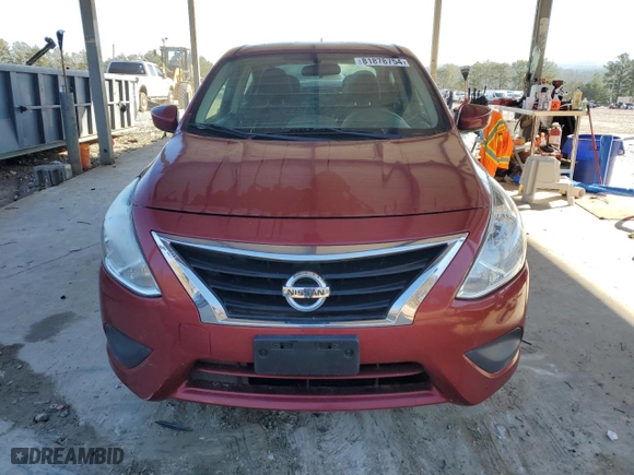 2018 Nissan Versa Sedan SV with VIN 3N1CN7AP3JL806246, listed as a Copart auction lot 81878754 with 106,038 mi miles and Salvage Title. Bid and sale history available at carsss.com. Image 5.