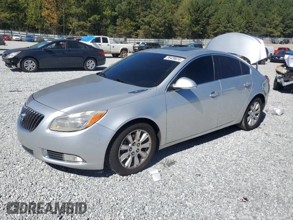 2012 Buick Regal with VIN 2G4GR5ER5C9190408, listed as a Copart auction lot 76420674 with 157,648 mi miles and Clean Title. Bid and sale history available at carsss.com. Image 1.