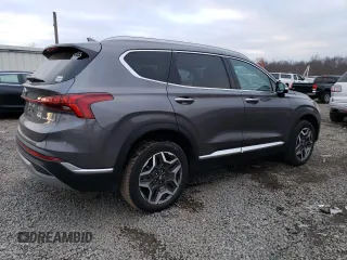 2022 Hyundai Santa Fe Hybrid Limited with VIN KM8S5DA15NU055208, listed as a Copart auction lot 82713493 with 21,041 mi miles. Bid and sale history available at carsss.com. Image 3.