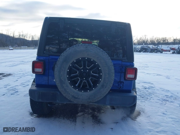 2018 Jeep Wrangler Unlimited Sport S with VIN 1C4HJXDNXJW265764, listed as a IAAI auction lot 41359018 with 50,941 mi miles. Bid and sale history available at carsss.com. Image 17.