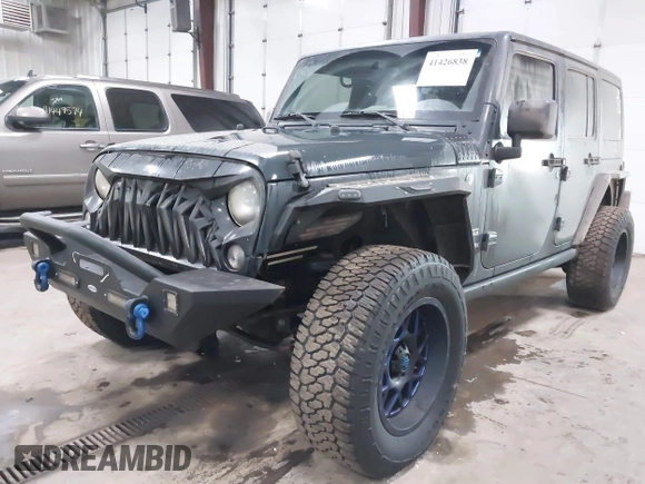 2018 Jeep Wrangler JK Unlimited Sport with VIN 1C4BJWDG0JL867687, listed as a IAAI auction lot 41426838 with 78,116 mi miles. Bid and sale history available at carsss.com. Image 17.