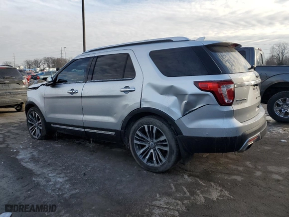 2016 Ford Explorer Platinum with VIN 1FM5K8HT9GGA61616, listed as a Copart auction lot 44027235 with 90,931 mi miles and Salvage Title. Bid and sale history available at carsss.com. Image 2.