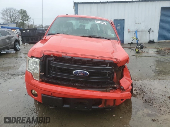 2013 Ford F-150 XL with VIN 1FTFX1EFXDFA24253, listed as a Copart auction lot 44145055 with Not Provided miles and Salvage Title. Bid and sale history available at DreamBid. Image 5.