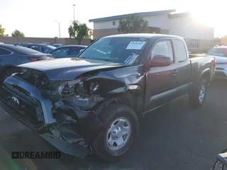 2020 Toyota Tacoma SR with VIN 3TYRX5GN0LT000913, listed as a IAAI auction lot 42520385 with 44,381 mi miles and . Bid and sale history available at DreamBid. Image 6.