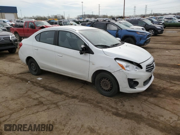 2017 Mitsubishi Mirage ES z VIN ML32F3FJ5HHF06662, wystawiony jako Copart lot #54325135 z przebiegiem 119 771 mil mil oraz Tytuł czysty. Historia ofert i sprzedaży dostępna na DreamBid. Obrazek 4.