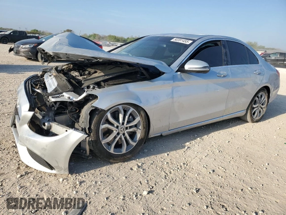 2018 Mercedes-Benz C 300 with VIN 55SWF4JB0JU275367, listed as a Copart auction lot 50391455 with 66,099 mi miles and Salvage title. Bid and sale history available at DreamBid. Image 1.