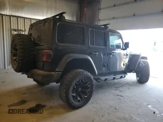 2018 Jeep Wrangler Unlimited Rubicon with VIN 1C4HJXFN0JW199514, listed as a Copart auction lot 41866515 with 85,448 mi miles and Clean title. Bid and sale history available at DreamBid. Image 3.