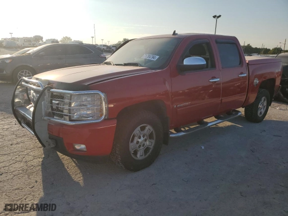 2007 Chevrolet Silverado 1500 LTZ with VIN 2GCFK13Y571638917, listed as a Copart auction lot 71784794 with 90,147 mi miles and Salvage Title. Bid and sale history available at carsss.com. Image 1.
