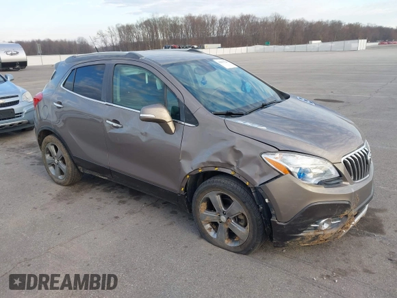 2014 Buick Encore Leather with VIN KL4CJCSB3EB739931, listed as a IAAI auction lot 41891726 with 113,473 mi miles and . Bid and sale history available at carsss.com. Image 1.