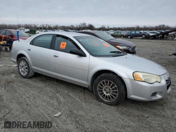 2005 Chrysler Sebring with VIN 1C3EL46X55N518600, listed as a Copart auction lot 44782145 with 159,436 mi miles and Salvage Title. Bid and sale history available at DreamBid. Image 4.