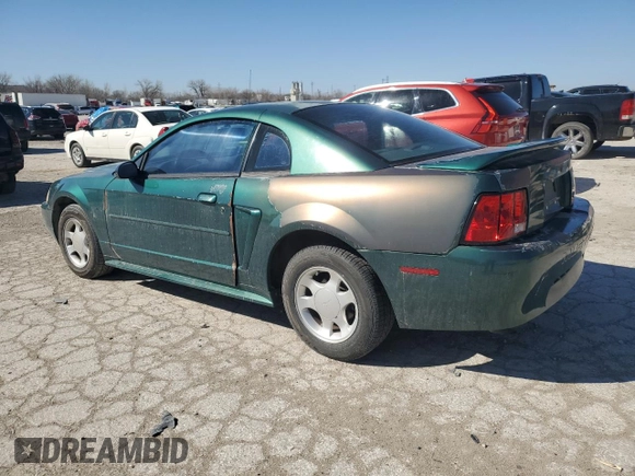 2000 Ford Mustang with VIN 1FAFP4048YF247717, listed as a Copart auction lot 48250675 with 175,105 mi miles and Salvage Title. Bid and sale history available at carsss.com. Image 2.