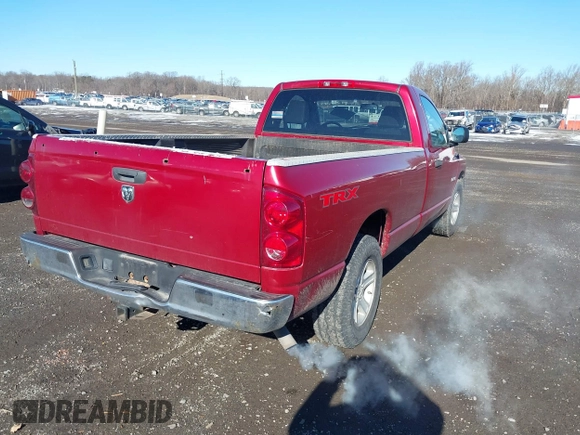 2008 Dodge 1500 ST with VIN 1D7HA16K28J201277, listed as a IAAI auction lot 41396768 with 243,517 mi miles and . Bid and sale history available at DreamBid. Image 4.