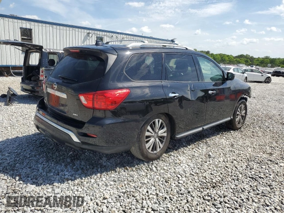 2019 Nissan Pathfinder SL with VIN 5N1DR2MM7KC642471, listed as a Copart auction lot 53975115 with 155,887 mi miles and Salvage title. Bid and sale history available at DreamBid. Image 3.