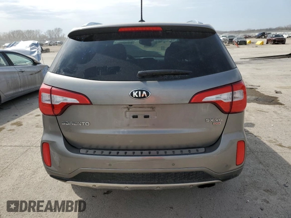 2015 Kia Sorento SX with VIN 5XYKWDA75FG560318, listed as a Copart auction lot 51076595 with 79,899 mi miles and Salvage Title. Bid and sale history available at carsss.com. Image 6.