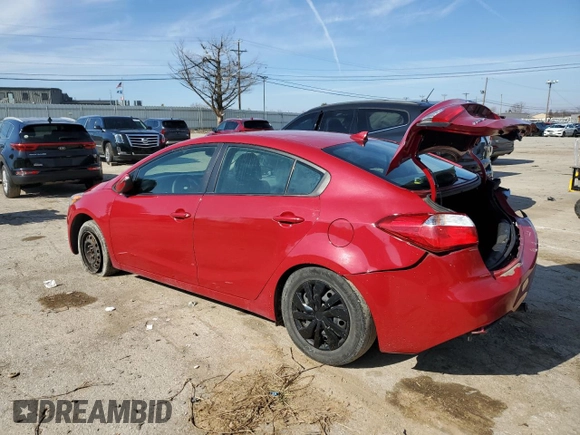 2015 Kia Forte LX with VIN KNAFX4A65F5425609, listed as a Copart auction lot 44582415 with 91,939 mi miles and Salvage Title. Bid and sale history available at carsss.com. Image 2.