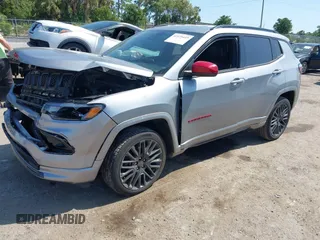 2023 Jeep Compass Limited with VIN 3C4NJDCN4PT511404, listed as a IAAI auction lot 42125419 with 36,710 mi miles and . Bid and sale history available at carsss.com. Image 17.