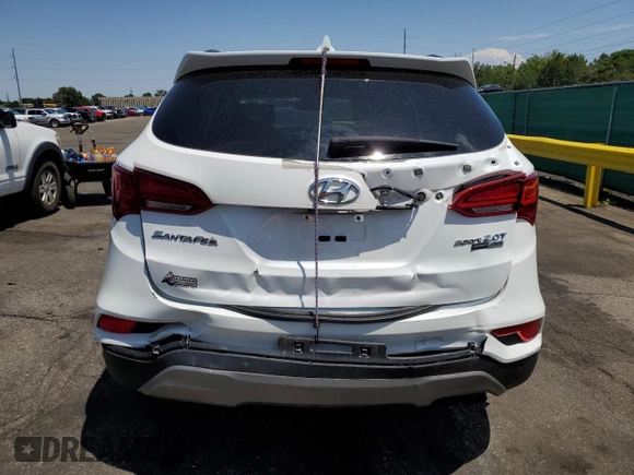2017 Hyundai Santa Fe Ultimate with VIN 5XYZWDLA2HG466925, listed as a Copart auction lot 62516895 with 102,202 mi miles and Salvage title. Bid and sale history available at DreamBid. Image 6.