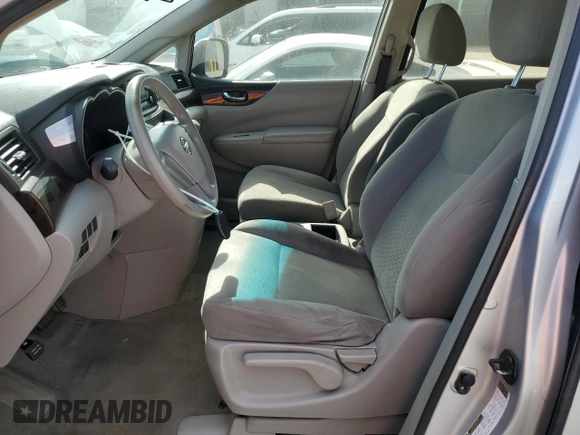 2014 Nissan Quest S with VIN JN8AE2KP6E9102325, listed as a Copart auction lot 52734185 with 147,415 mi miles and Salvage Title. Bid and sale history available at carsss.com. Image 7.