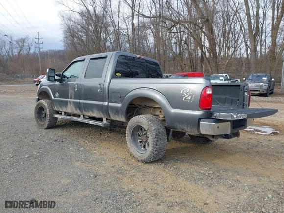 2015 Ford Super Duty F-250 SRW Lariat with VIN 1FT7W2BT5FEB50696, listed as a IAAI auction lot 41406626 with 106,993 mi miles. Bid and sale history available at carsss.com. Image 3.