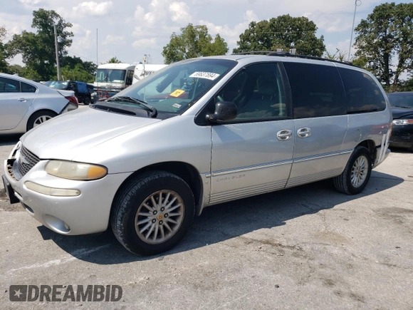 2000 Chrysler Town & Country LXi with VIN 1C4GP54L2YB534385, listed as a Copart auction lot 69637894 with 166,632 mi miles and Salvage Title. Bid and sale history available at carsss.com. Image 1.