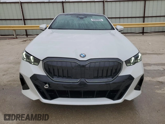2024 BMW 5 Series 530i with VIN WBA43FJ09RCS08705, listed as a Copart auction lot 42008855 with 7,993 mi miles and Salvage Title. Bid and sale history available at carsss.com. Image 5.